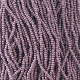 13/0 Charlotte Cut Preciosa (Czech) Bead Opaque Dark Mauve Strung